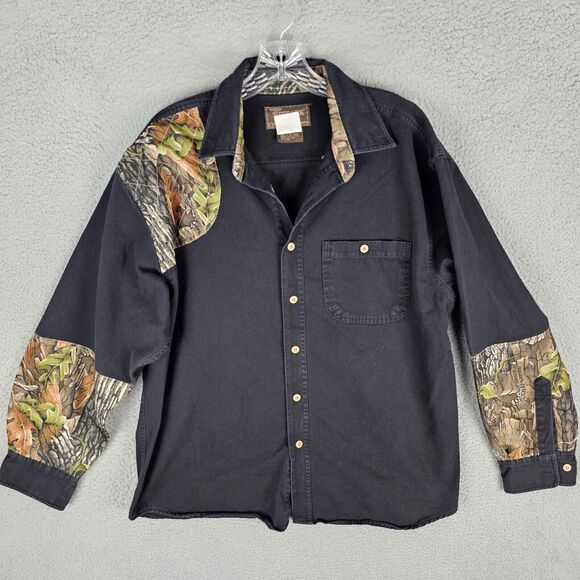 Lynch Trebark Superflauge Camouflage Shirt Mens L Hunting Shooting - Picture 1 of 9